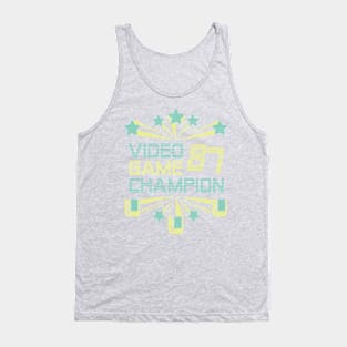 Old School Gaming Champ 1987 Classic Option Tank Top